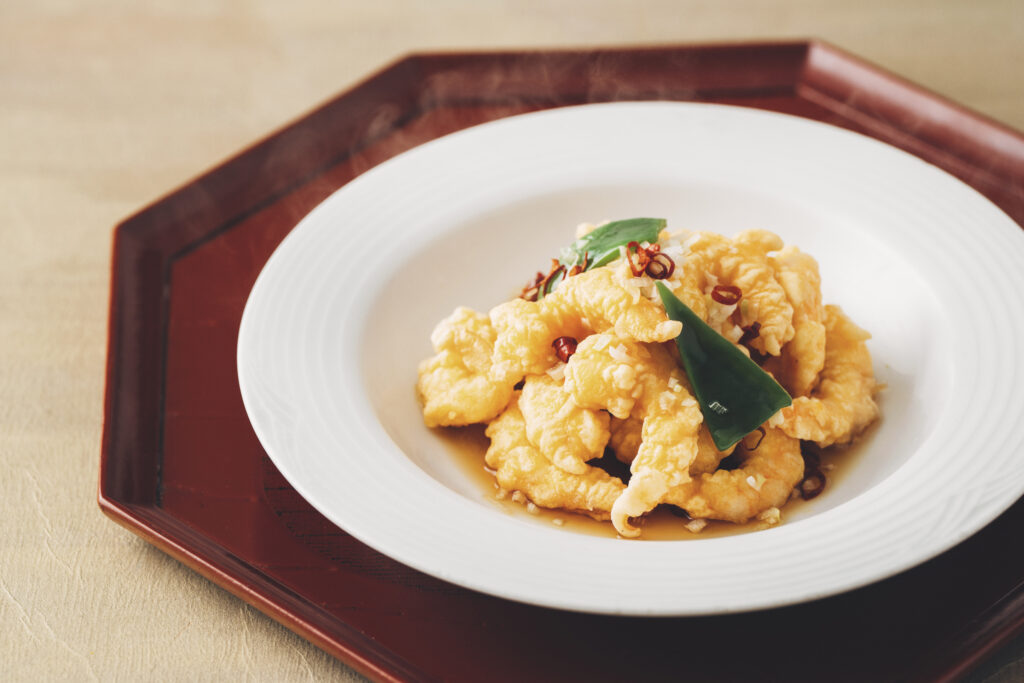 中華　エビチリ　